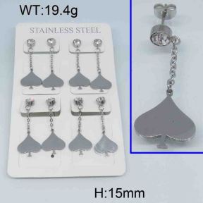 SS Earrings  3E40067vhov-635