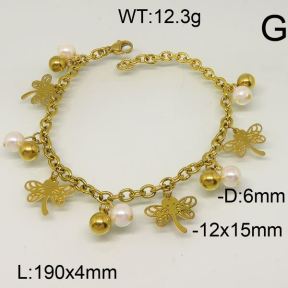 SS Bracelet  6B30007bhva-610