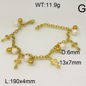 SS Bracelet  6B30009bhva-610