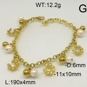 SS Bracelet  6B30011bhva-610