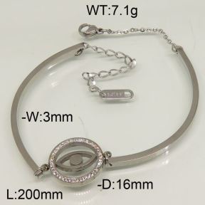 SS Bracelet  6B40100vbpb-493