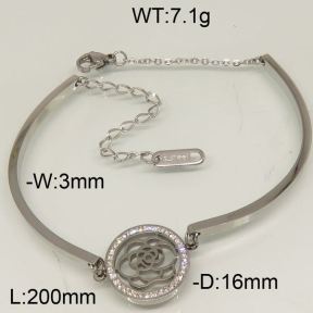 SS Bracelet  6B40103vbpb-493