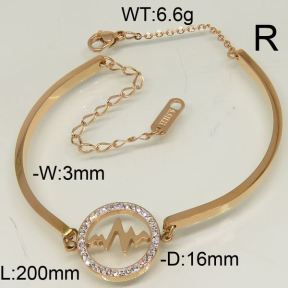 SS Bracelet  6B40107vhha-493