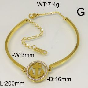 SS Bracelet  6B40109bhva-493