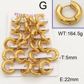 SS Earrings  6E21013bnib-900