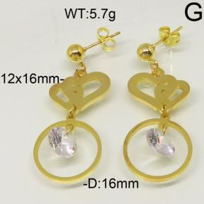 SS Earrings  6E40075aakl-450