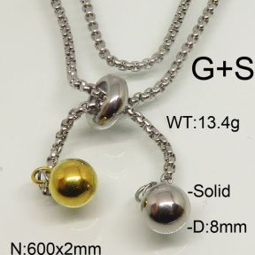SS Necklace  6N20095ablb-312