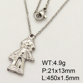 SS Necklace  FN0000528aaki-900