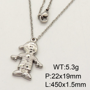 SS Necklace  FN0000559aaki-900