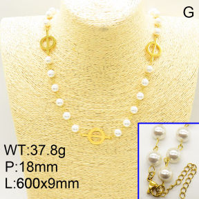 SS Necklace  3N3000285biib-706