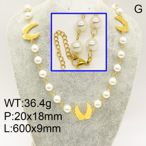 SS Necklace  3N3000290biib-706