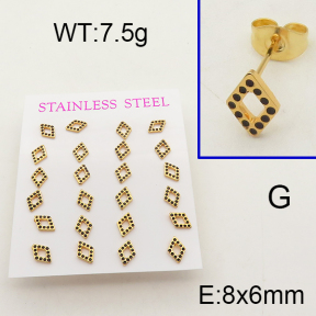 SS Earrings  6E3001780bika-413
