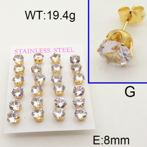 SS Earrings  6E4002406bhia-413