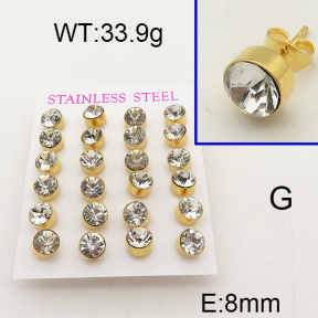 SS Earrings  6E4002408bhkk-413