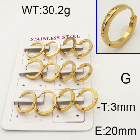 SS Earrings  6E4002484bika-450