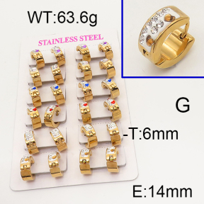 SS Earrings  6E4002537aklm-450