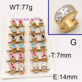 SS Earrings  6E4002542aklm-450