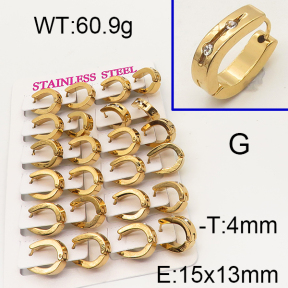 SS Earrings  6E4002548akia-450