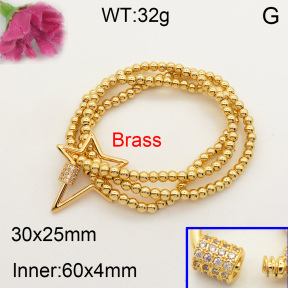 Fashion Brass Bracelet  F3B403051bhia-L017