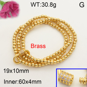 Fashion Brass Bracelet  F3B403055bhia-L017