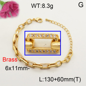 Fashion Brass Bracelet  F3B403058bhia-L017