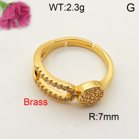 Fashion Brass Ring  F3R400230vbmb-L017