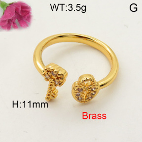 Fashion Brass Ring  F3R400232ablb-L017