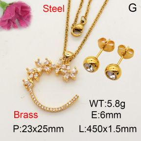 Fashion Brass Sets  F3S005421ablb-L017