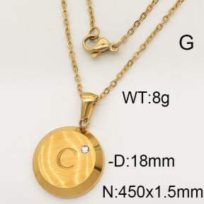 SS Necklace  6N4001683aako-679