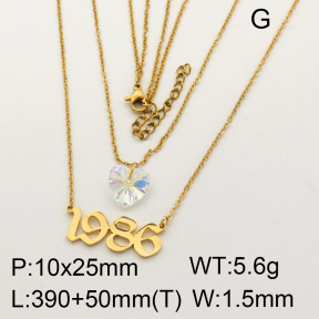 SS Necklace  FN0001006bbml-900