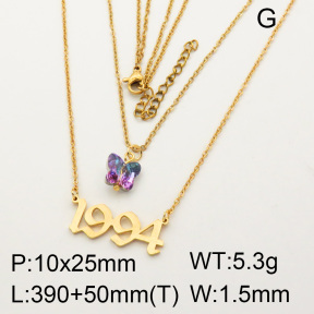 SS Necklace  FN0001022bbml-900