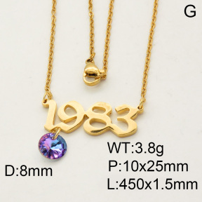 SS Necklace  FN0001028vbll-900