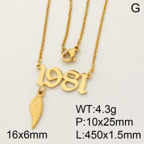 SS Necklace  FN0001033bbml-900