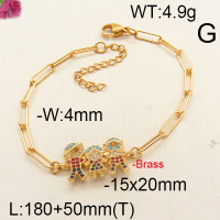 Fashion Brass Bracelet  F6B403687bhia-J111