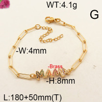 Fashion Brass Bracelet  F6B403702vhha-J111