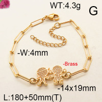 Fashion Brass Bracelet  F6B403721vhha-J111