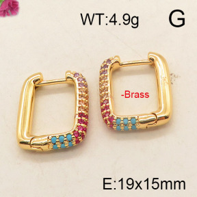 Fashion Brass Earrings  F6E402513ahjb-J111