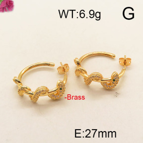 Fashion Brass Earrings  F6E402517vhha-J111