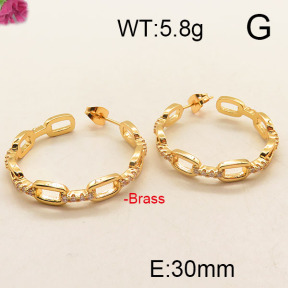 Fashion Brass Earrings  F6E402520vhha-J111