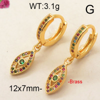 Fashion Brass Earrings  F6E402599vhhl-J111