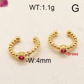 Fashion Brass Earrings  F6E402627vbpb-J111