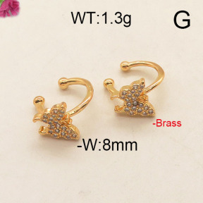 Fashion Brass Earrings  F6E402629vbpb-J111