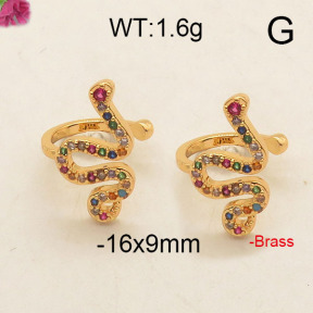 Fashion Brass Earrings  F6E402632vbpb-J111