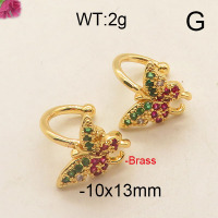 Fashion Brass Earrings  F6E402633vbpb-J111