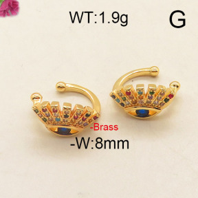 Fashion Brass Earrings  F6E402635vbpb-J111