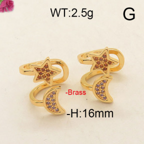Fashion Brass Earrings  F6E402636vbpb-J111