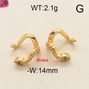 Fashion Brass Earrings  F6E402637vbpb-J111