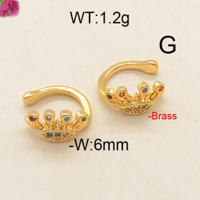 Fashion Brass Earrings  F6E402640vbpb-J111