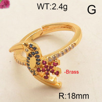 Fashion Brass Ring  F6R400556vbpb-J111