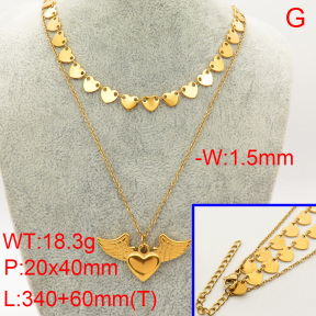 SS Necklace  FN0001144bhbl-900